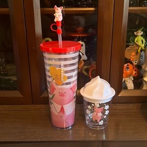 HTF Starbucks Piggy Tumbler!!!!